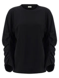 Dries Van Noten Black Cotton Long Sleeve T-Shirt