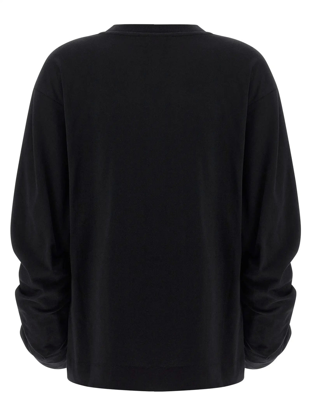 Dries Van Noten Black Cotton Long Sleeve T-Shirt