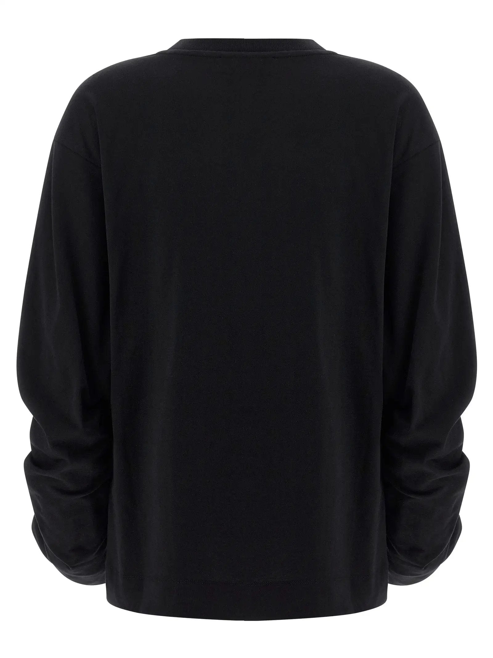 Dries Van Noten Black Cotton Long Sleeve T-Shirt