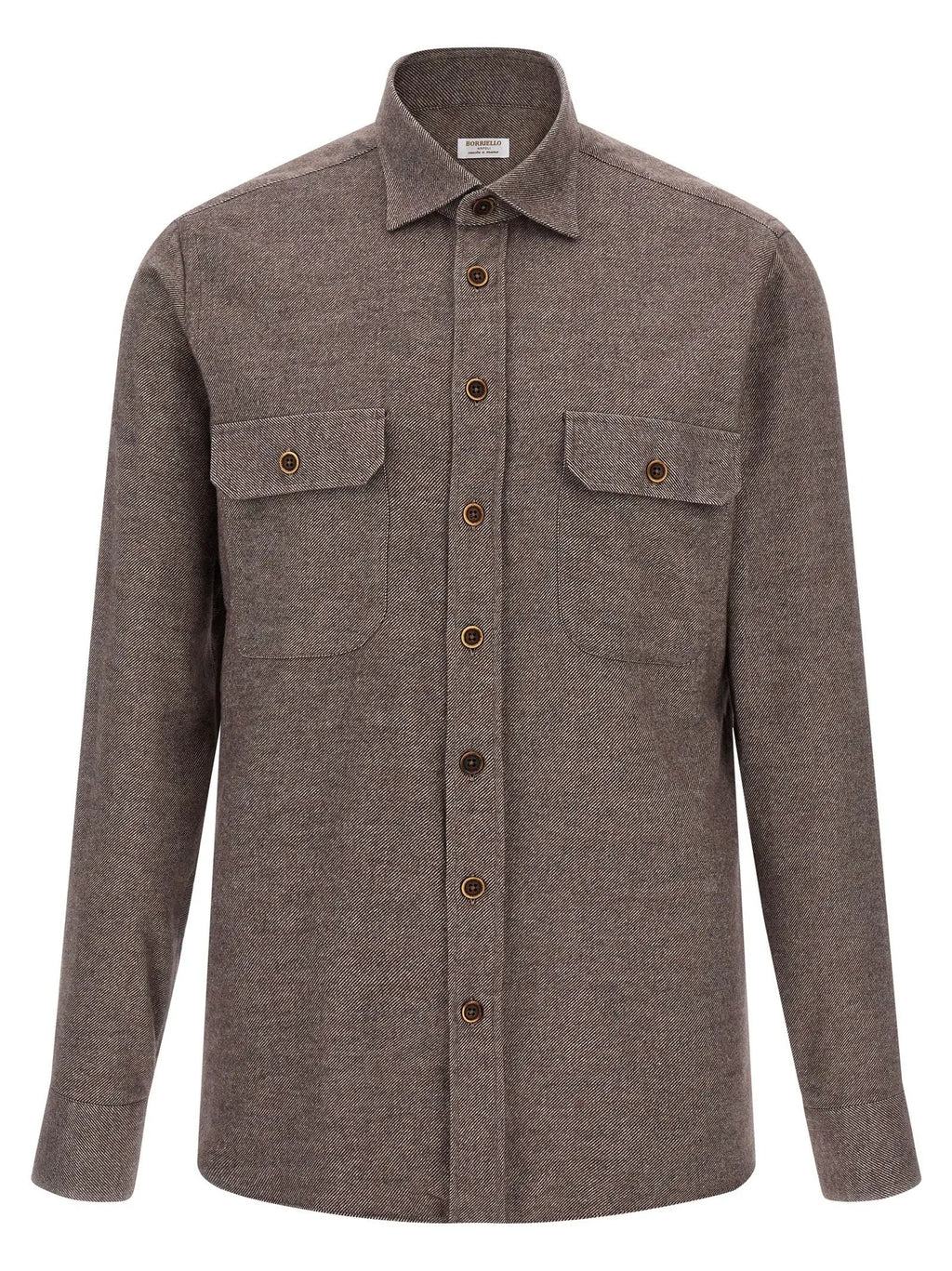 BORRIELLO Brown Cotton Blouse