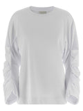 Dries Van Noten White Cotton Long Sleeve T-Shirt
