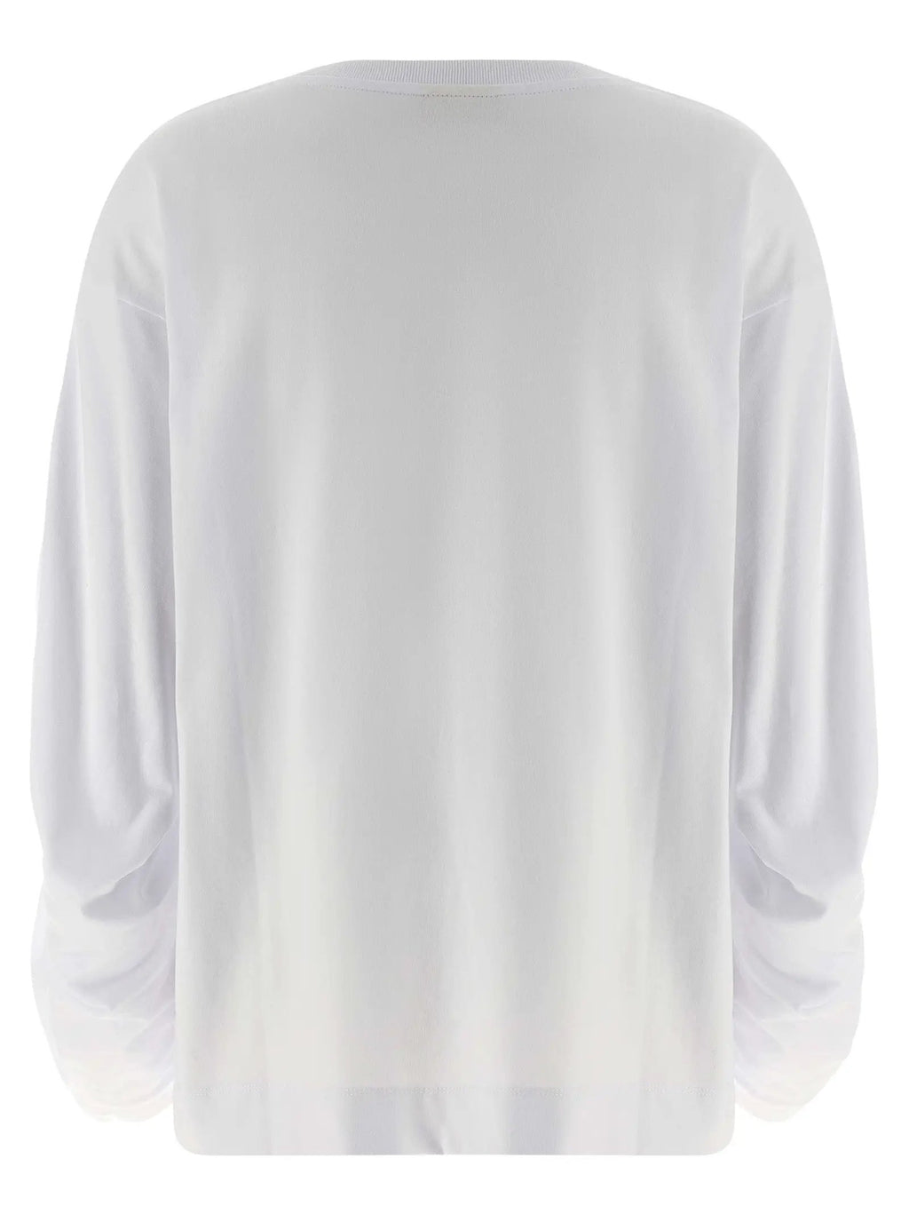 Dries Van Noten White Cotton Long Sleeve T-Shirt
