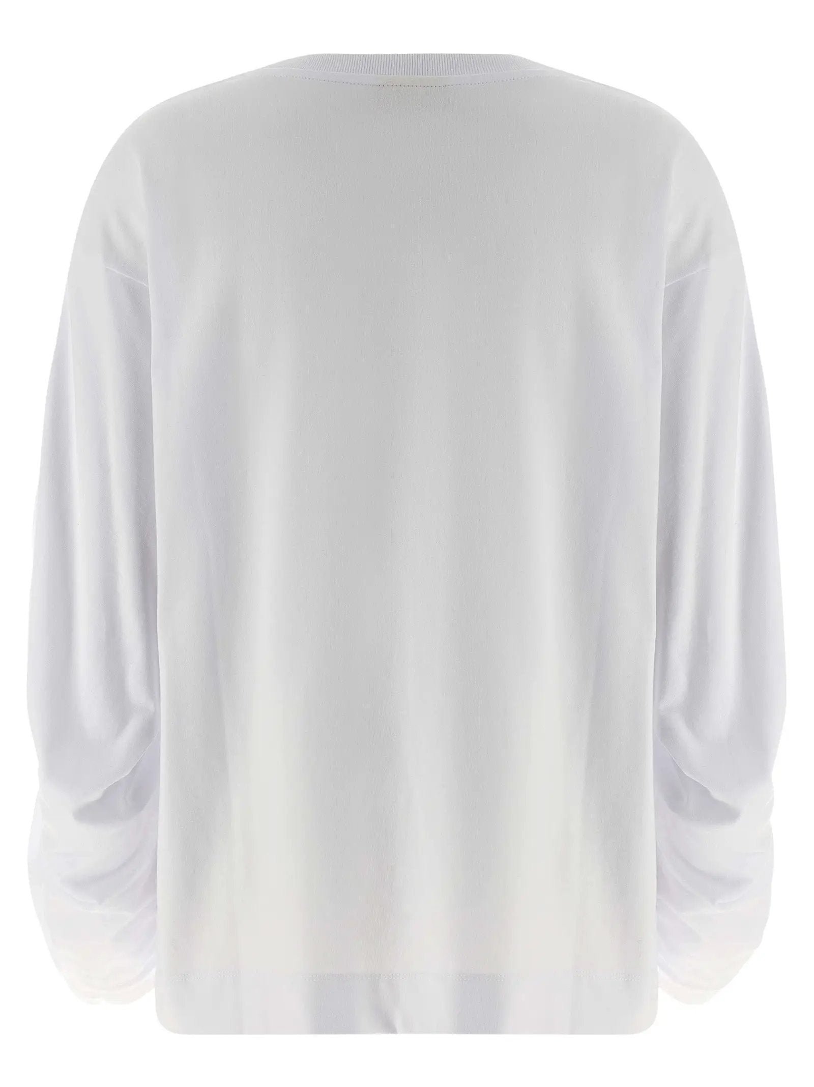 Dries Van Noten White Cotton Long Sleeve T-Shirt