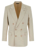 Tom Ford Beige Cotton Blazer