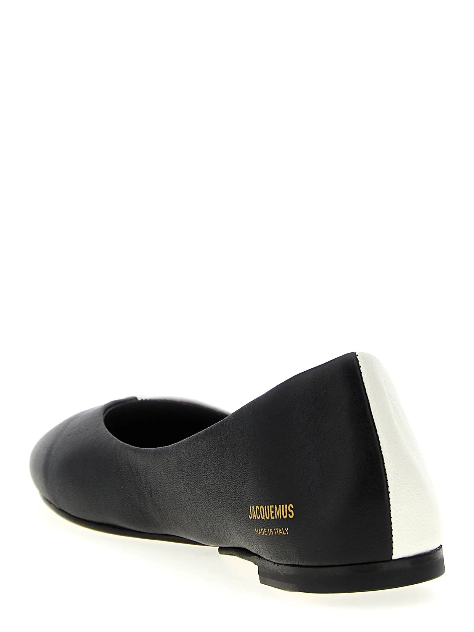 Jacquemus Bicolor Lamb Leather Ballet Flats