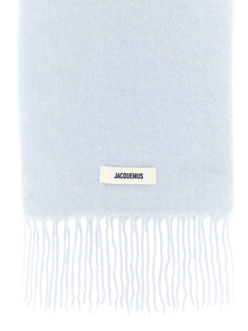 Jacquemus Blue Alpaca Leather Scarf