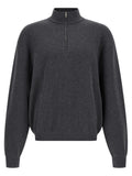 Balenciaga Gray Cotton Cardigan