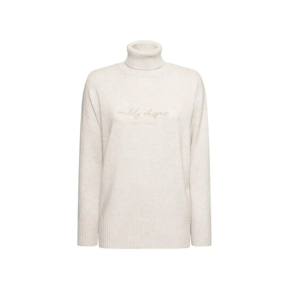 Brunello Cucinelli Beige Cashmere Turtleneck