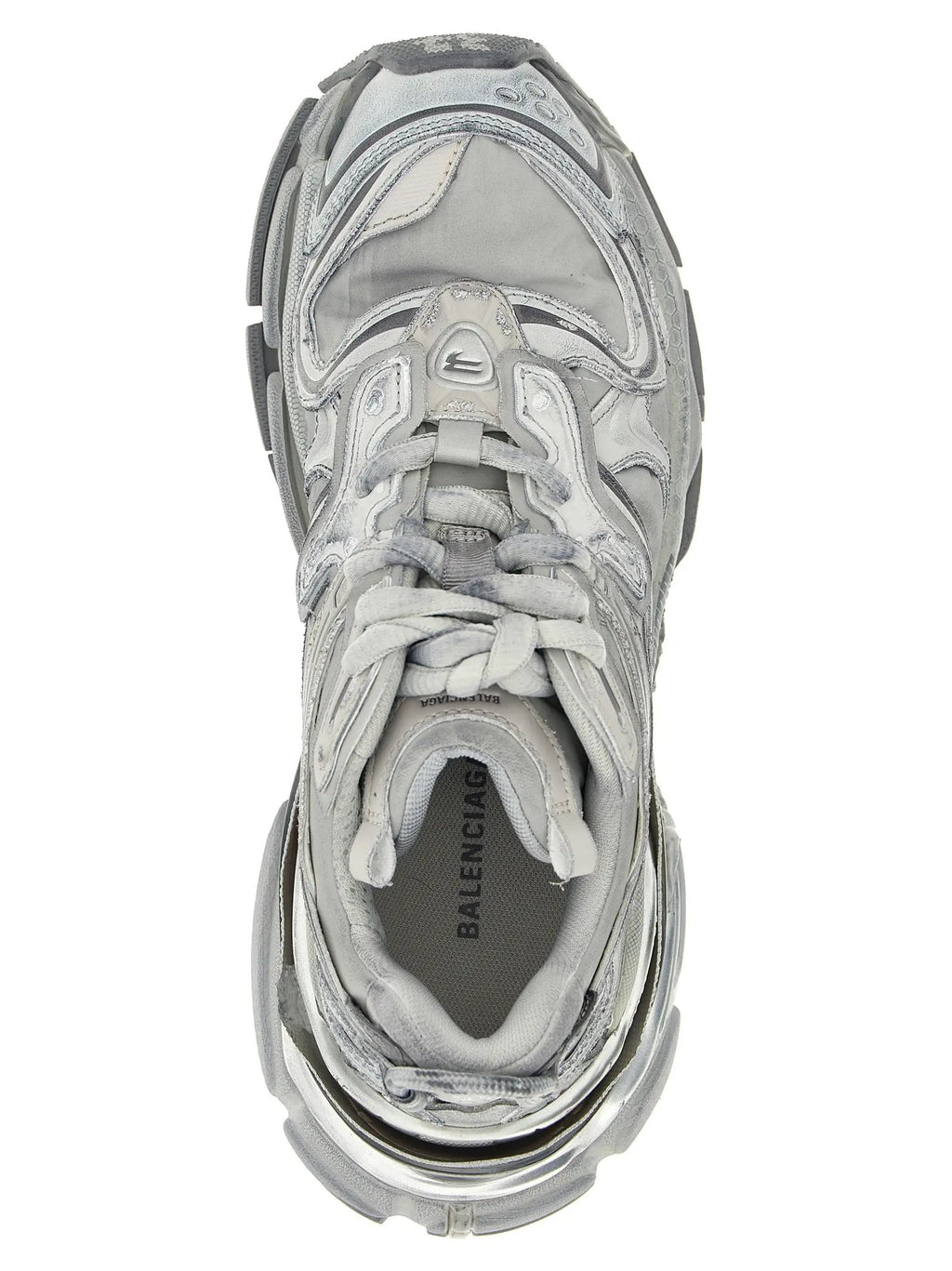 Balenciaga Gray Polyethylene Athletic Sneakers