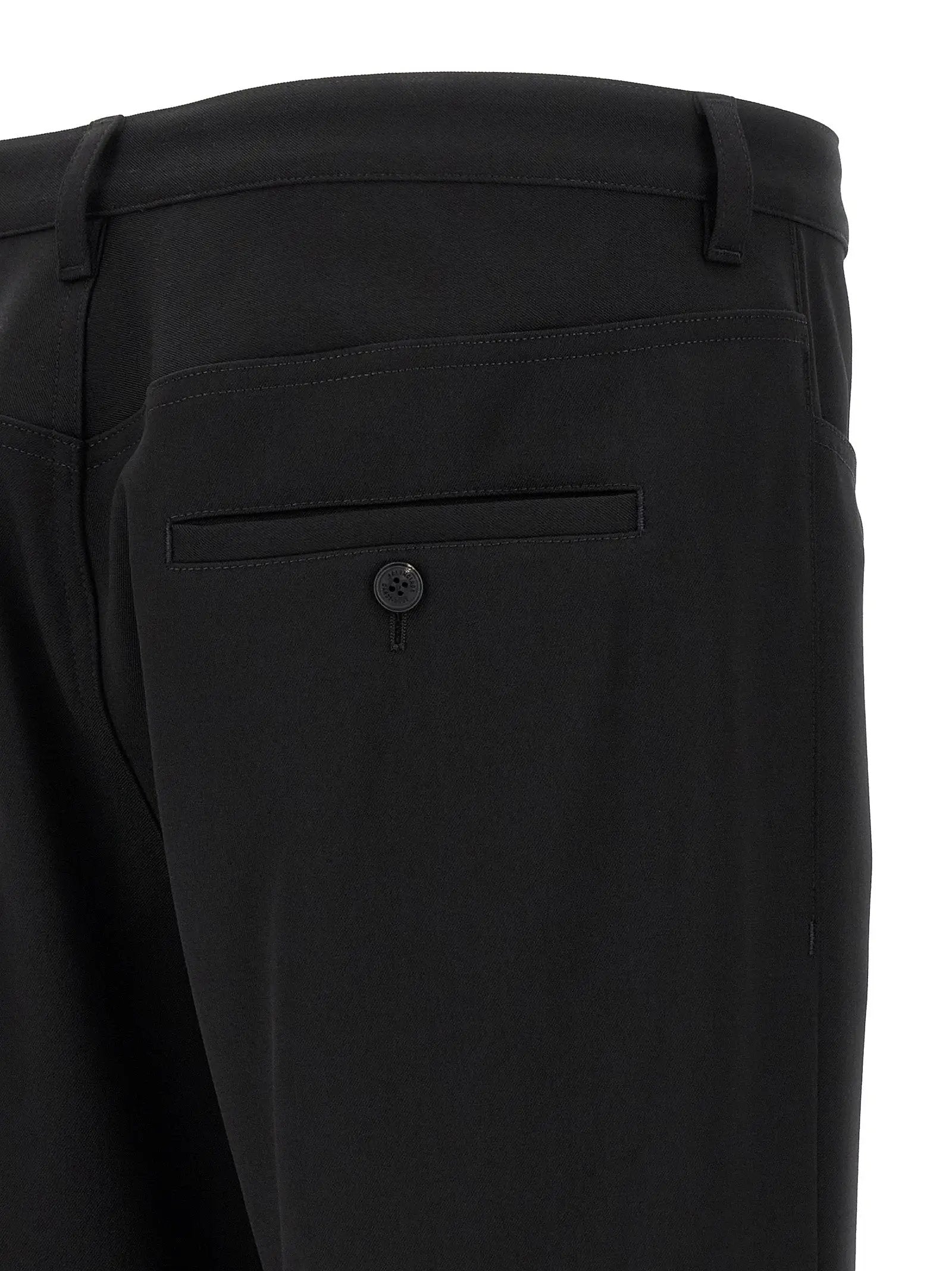 Balenciaga Black Wool Dress Pants