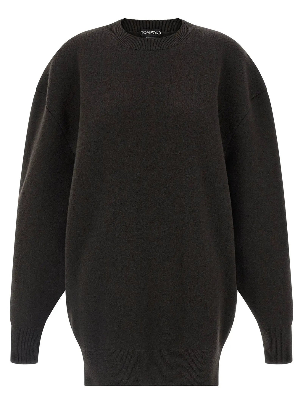 Tom Ford Brown Virgin Wool Short Dress