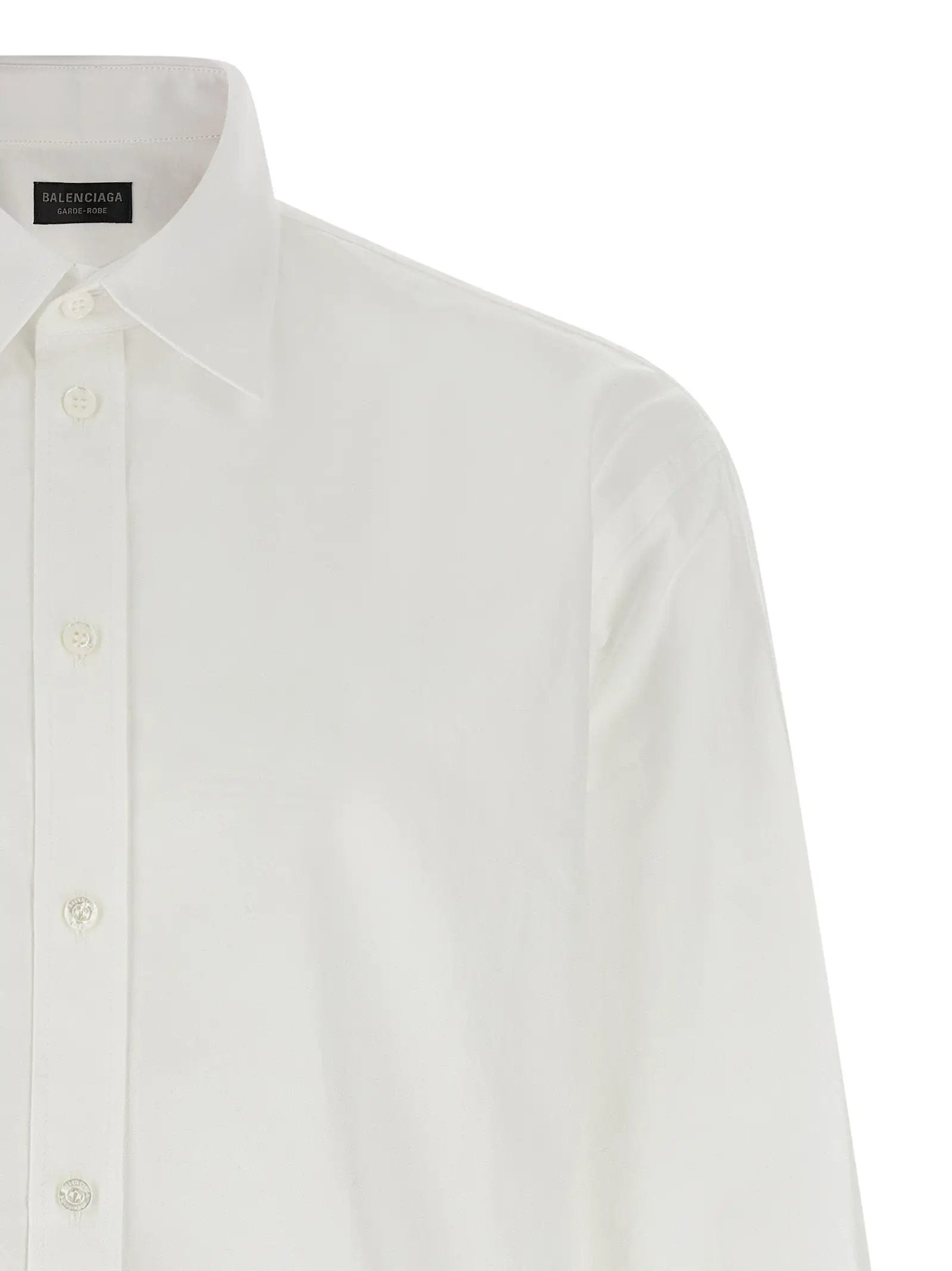 Balenciaga White Cotton Blouse
