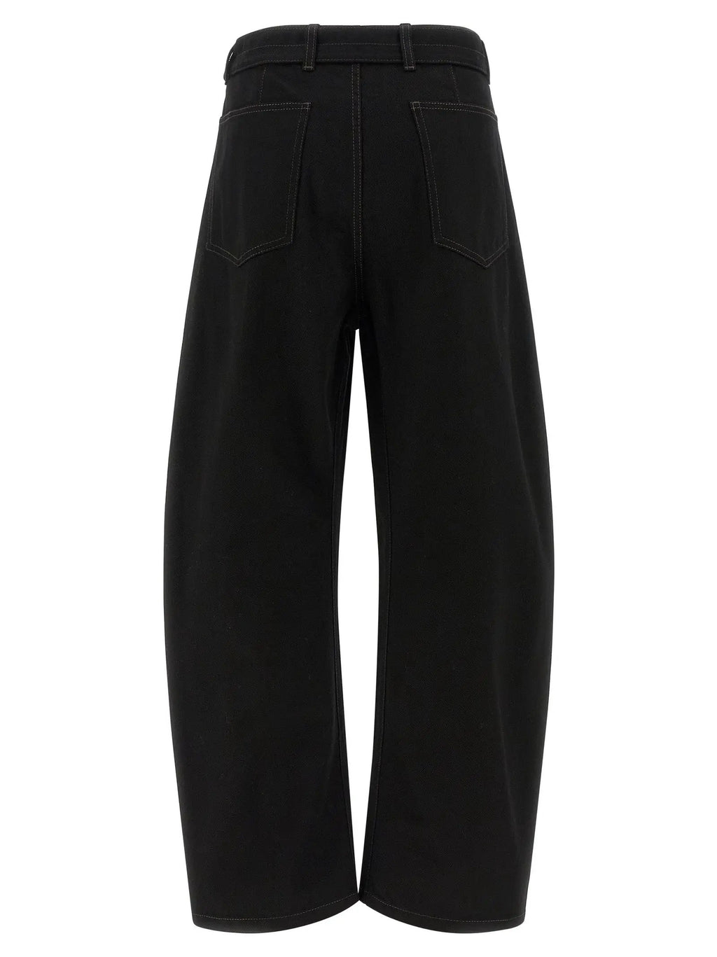Lemaire Black Cotton Jeans Denim