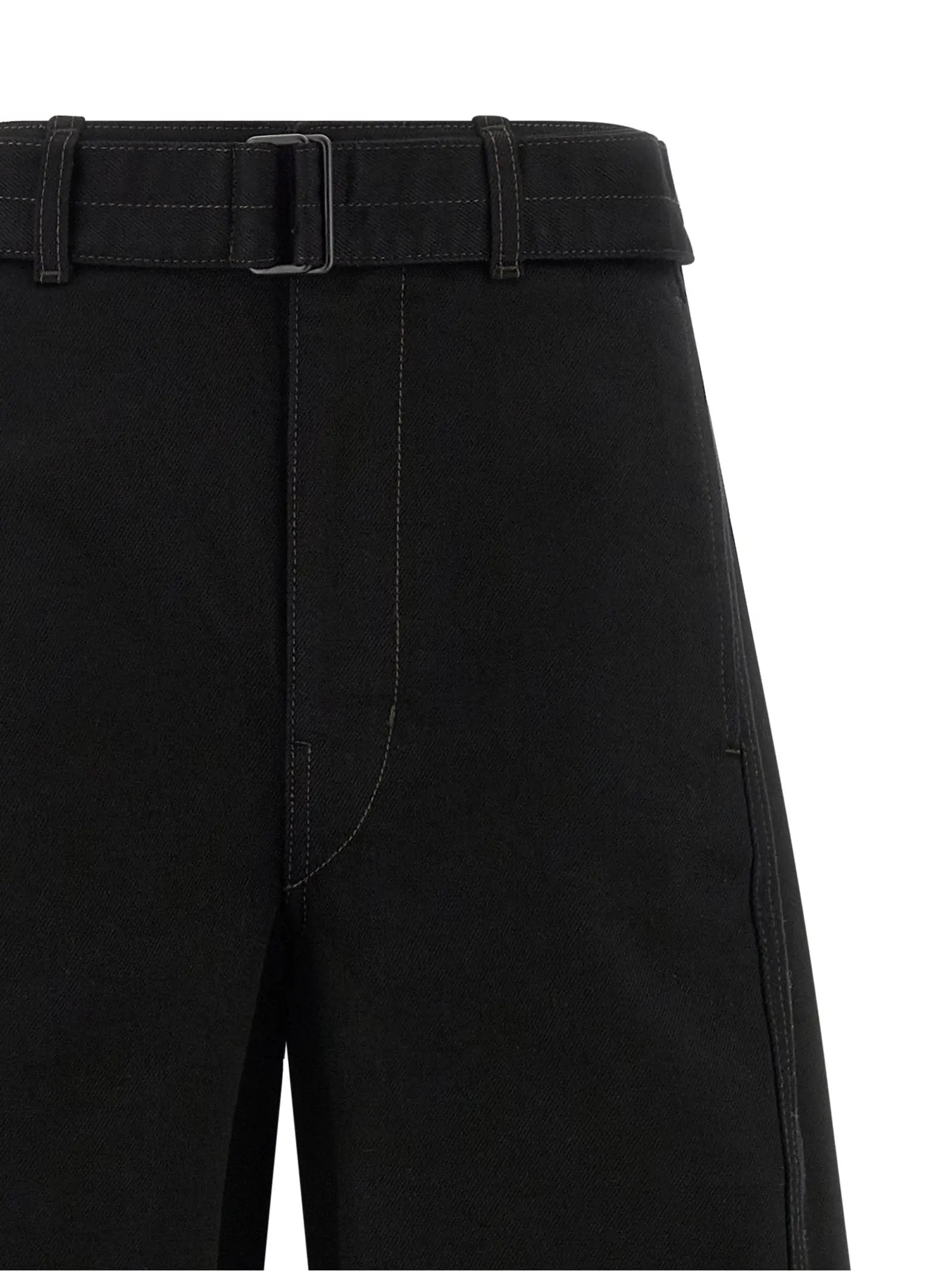 Lemaire Black Cotton Jeans Denim