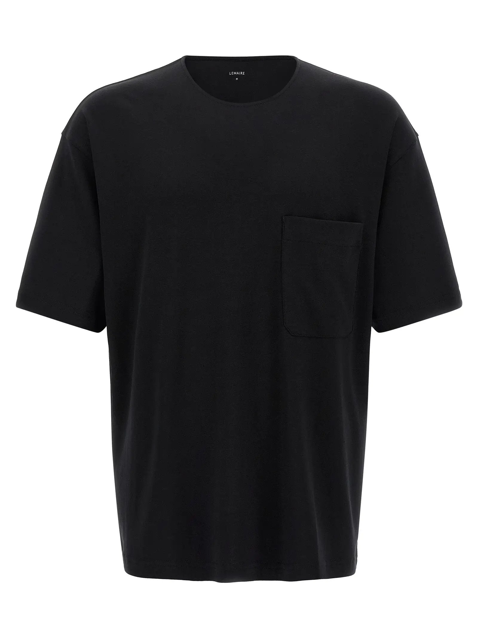 Lemaire Black Cotton T-Shirt