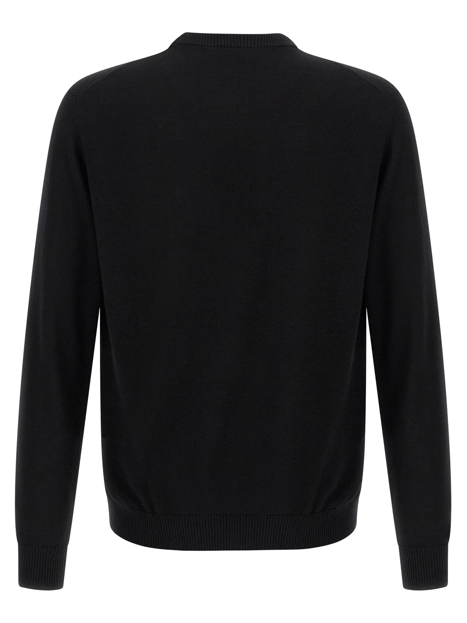 Fendi Black Virgin Wool Cardigan
