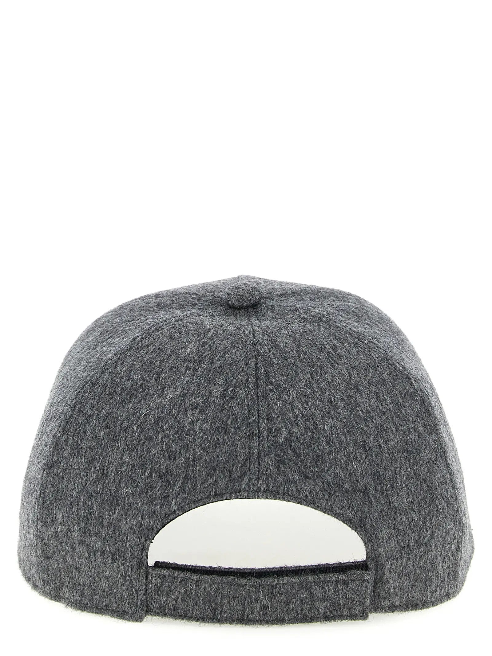 Fendi Gray Wool Cap (Baseball Hat)