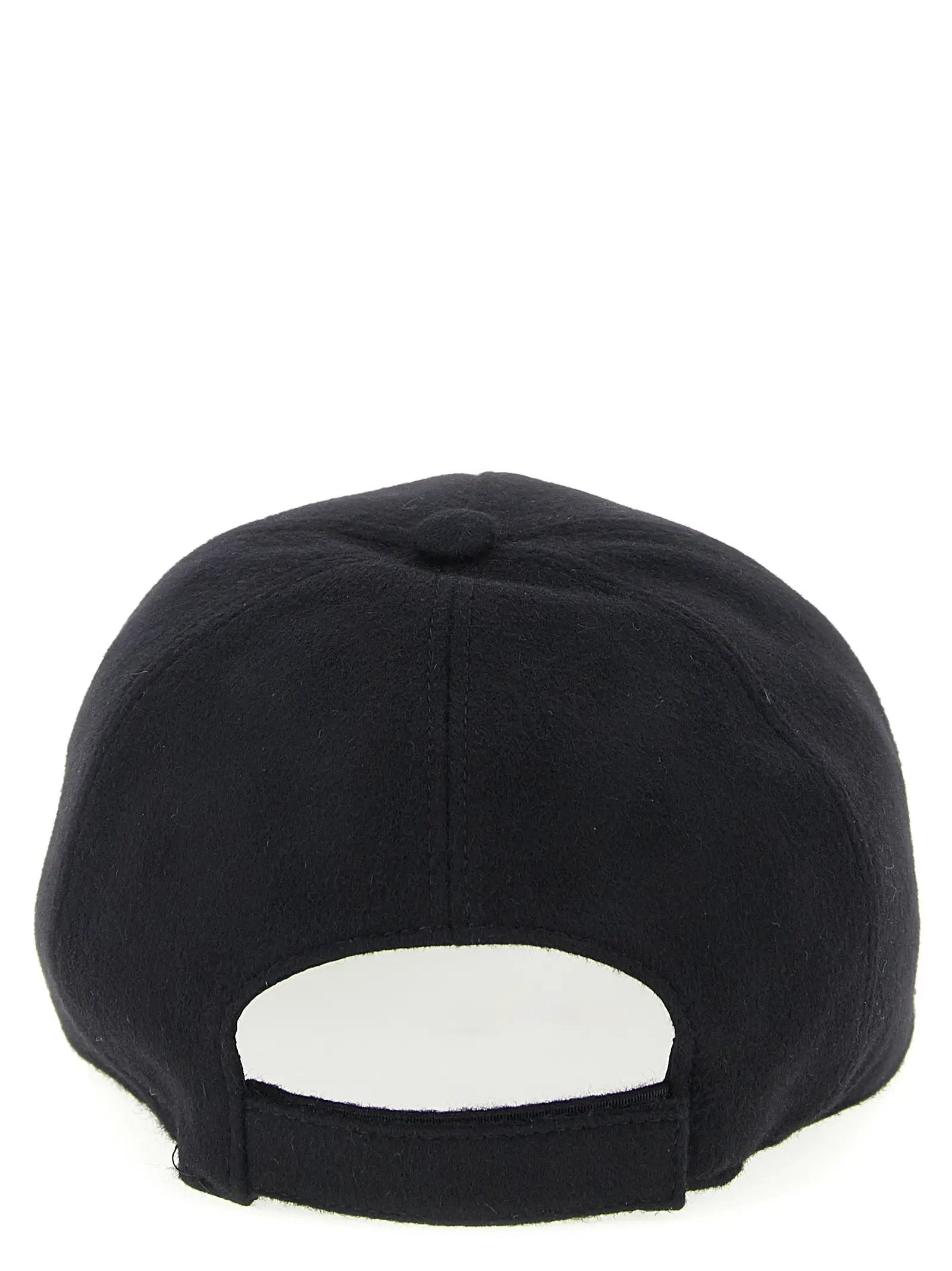 Fendi Black Wool Cap (Baseball Hat)