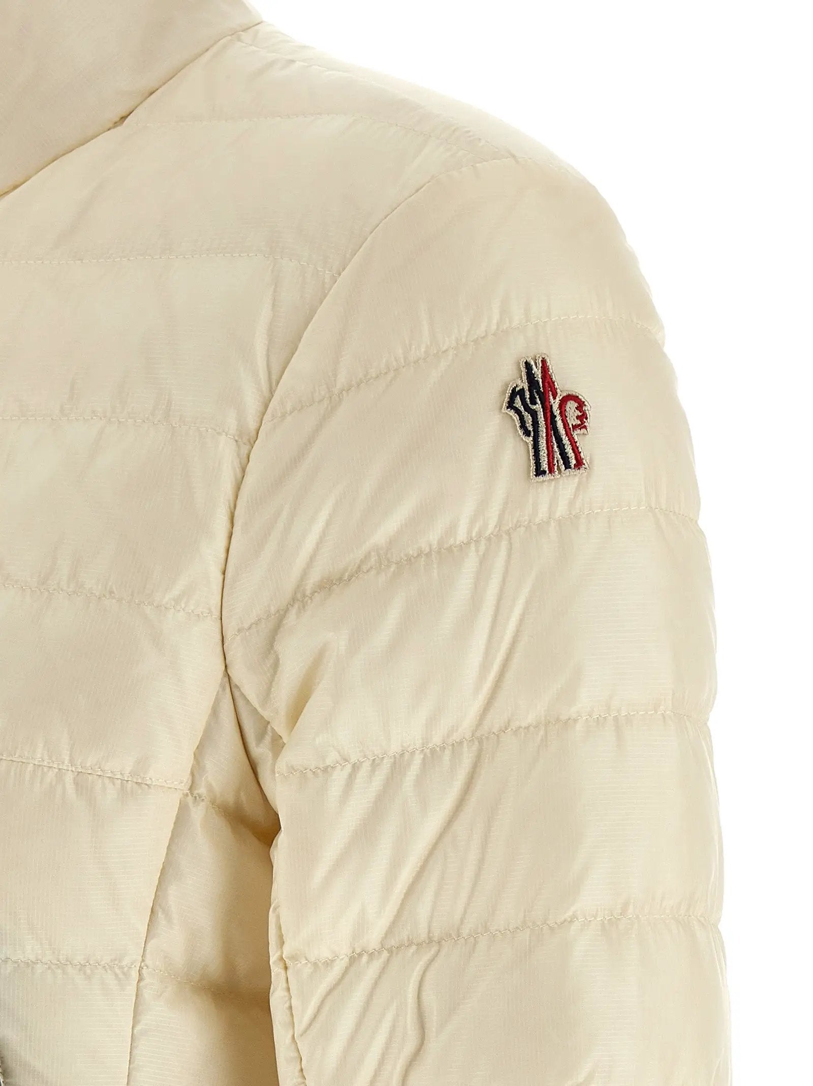 Moncler Grenoble White Polyamide Full-Length Jacket
