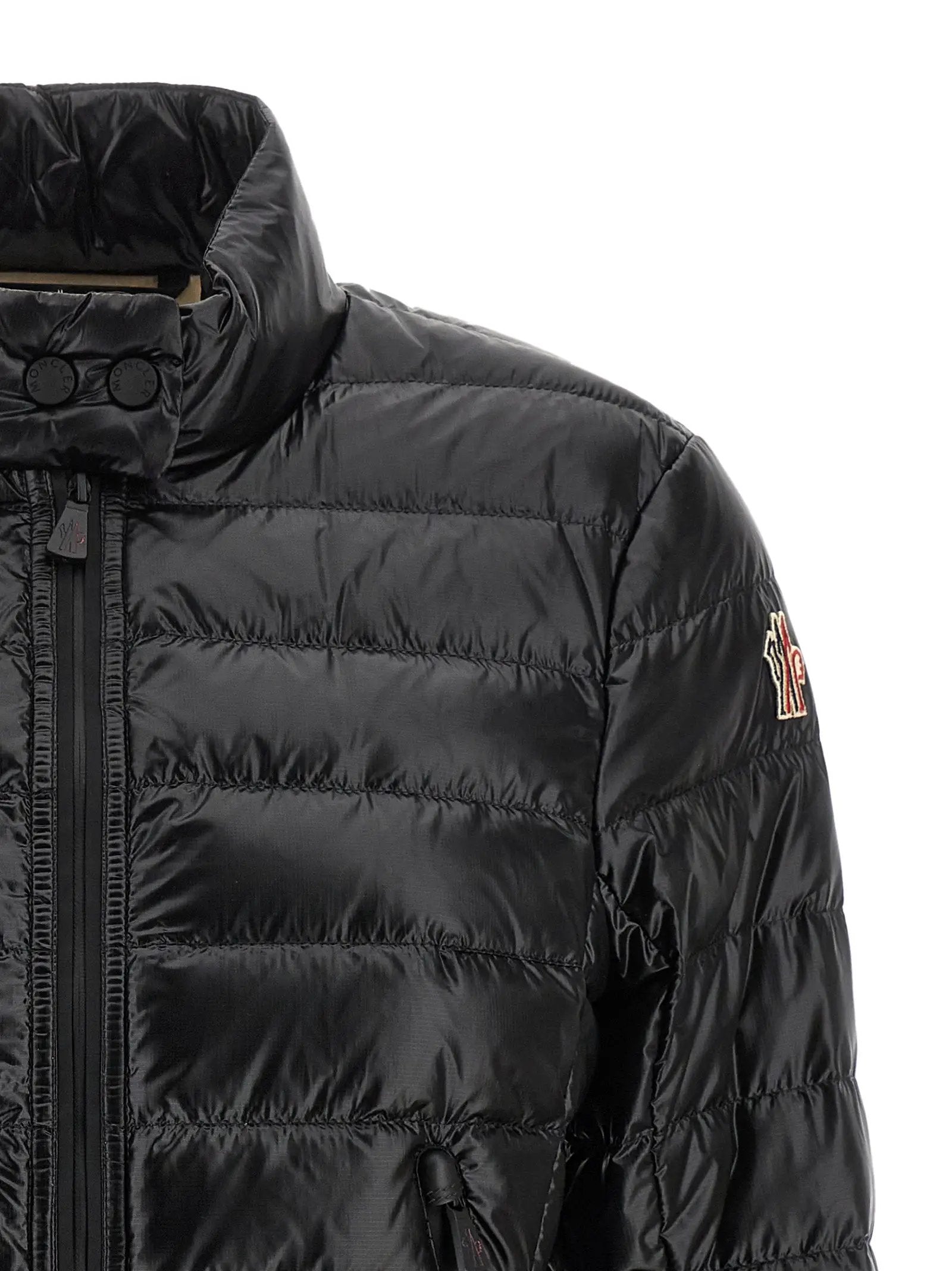 Moncler Grenoble Black Polyamide Full-Length Jacket