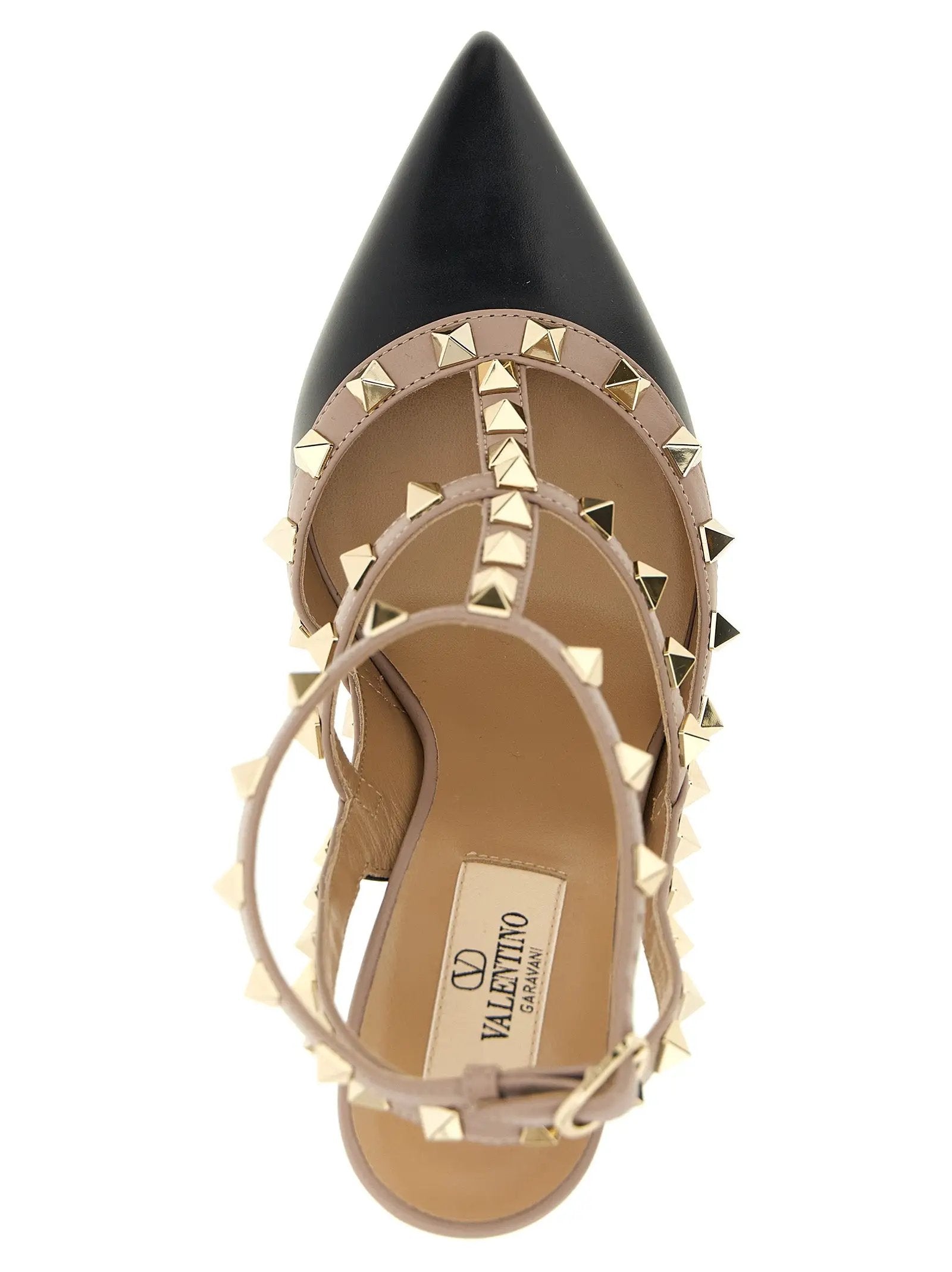 Valentino Garavani Black Lamb Leather High Heel Pumps