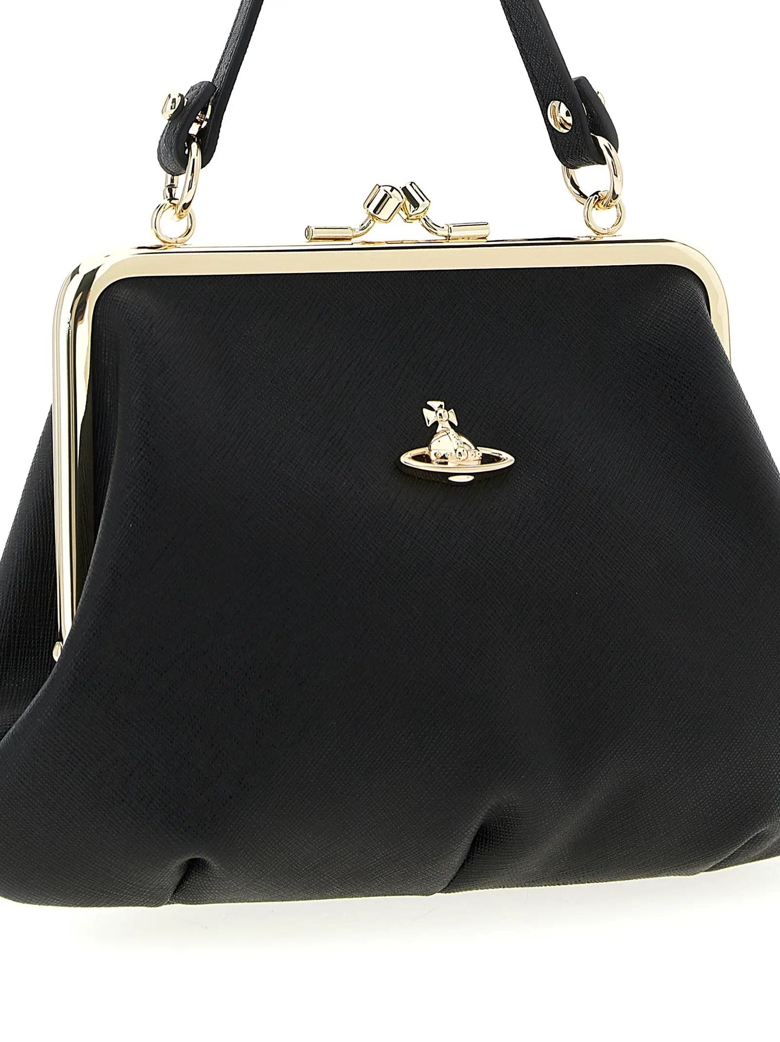 Vivienne Westwood Black Cowhide Handbag
