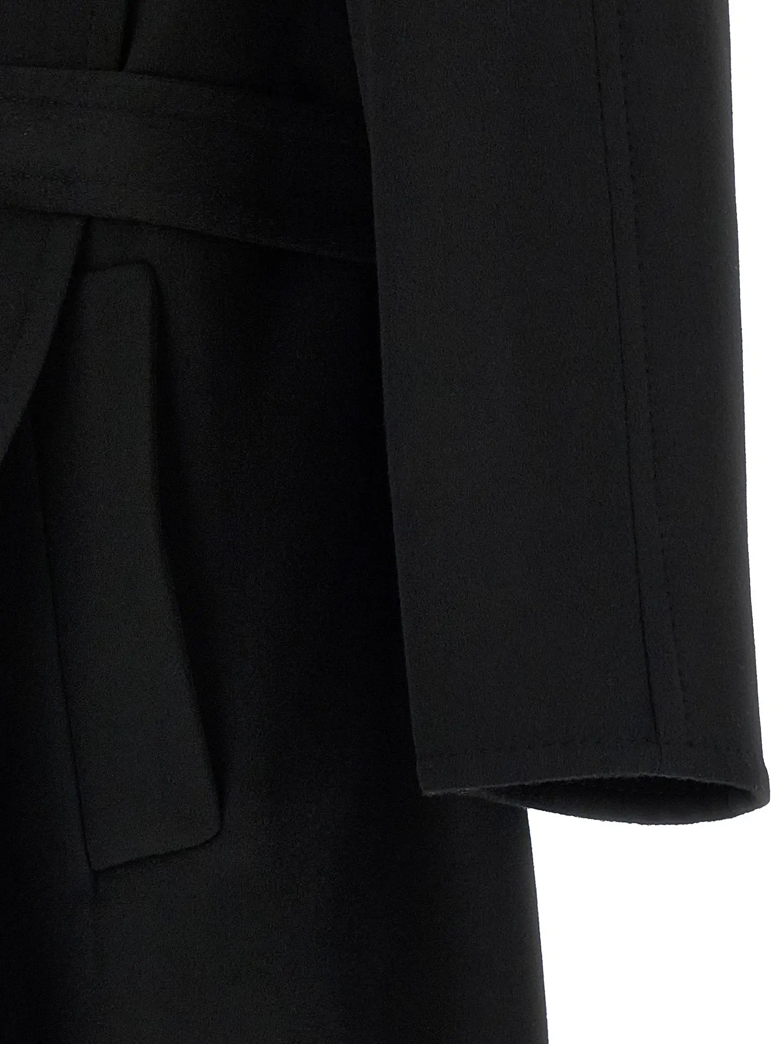 Tom Ford Black Virgin Wool Coat