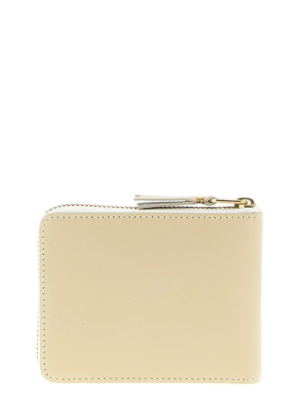 Comme Des Garçons Beige Calfskin Cardholder