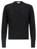 MA'RY'YA Black Virgin Wool Cardigan