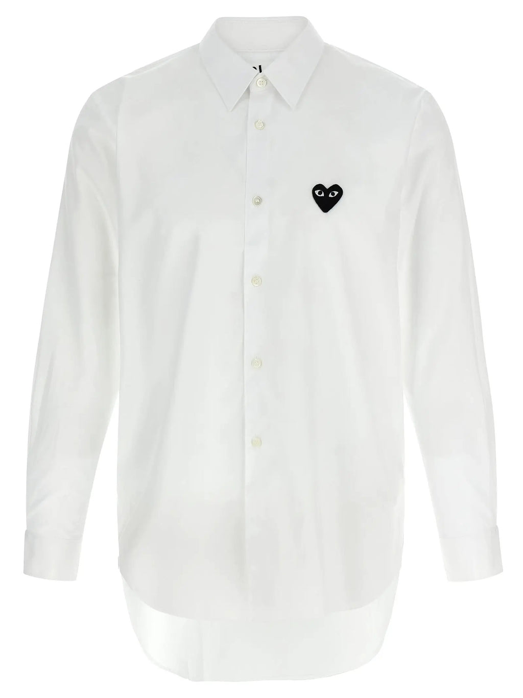 Comme Des Garçons Play White Cotton Blouse