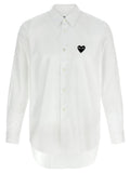 Comme Des Garçons Play White Cotton Blouse
