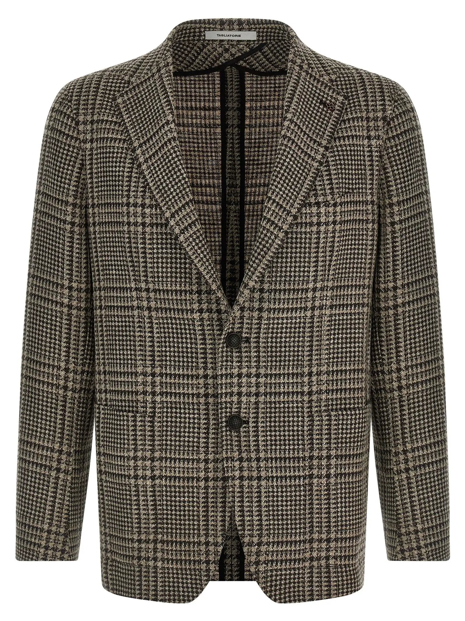 Tagliatore Brown Virgin Wool Blazer