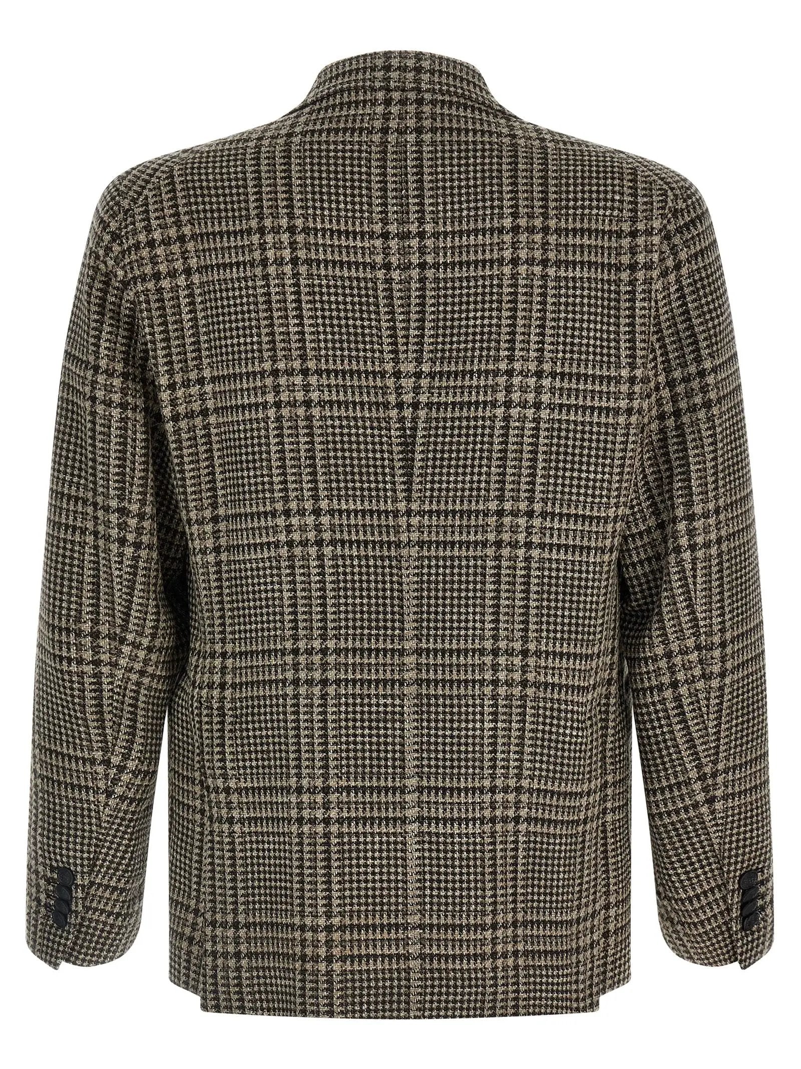 Tagliatore Brown Virgin Wool Blazer