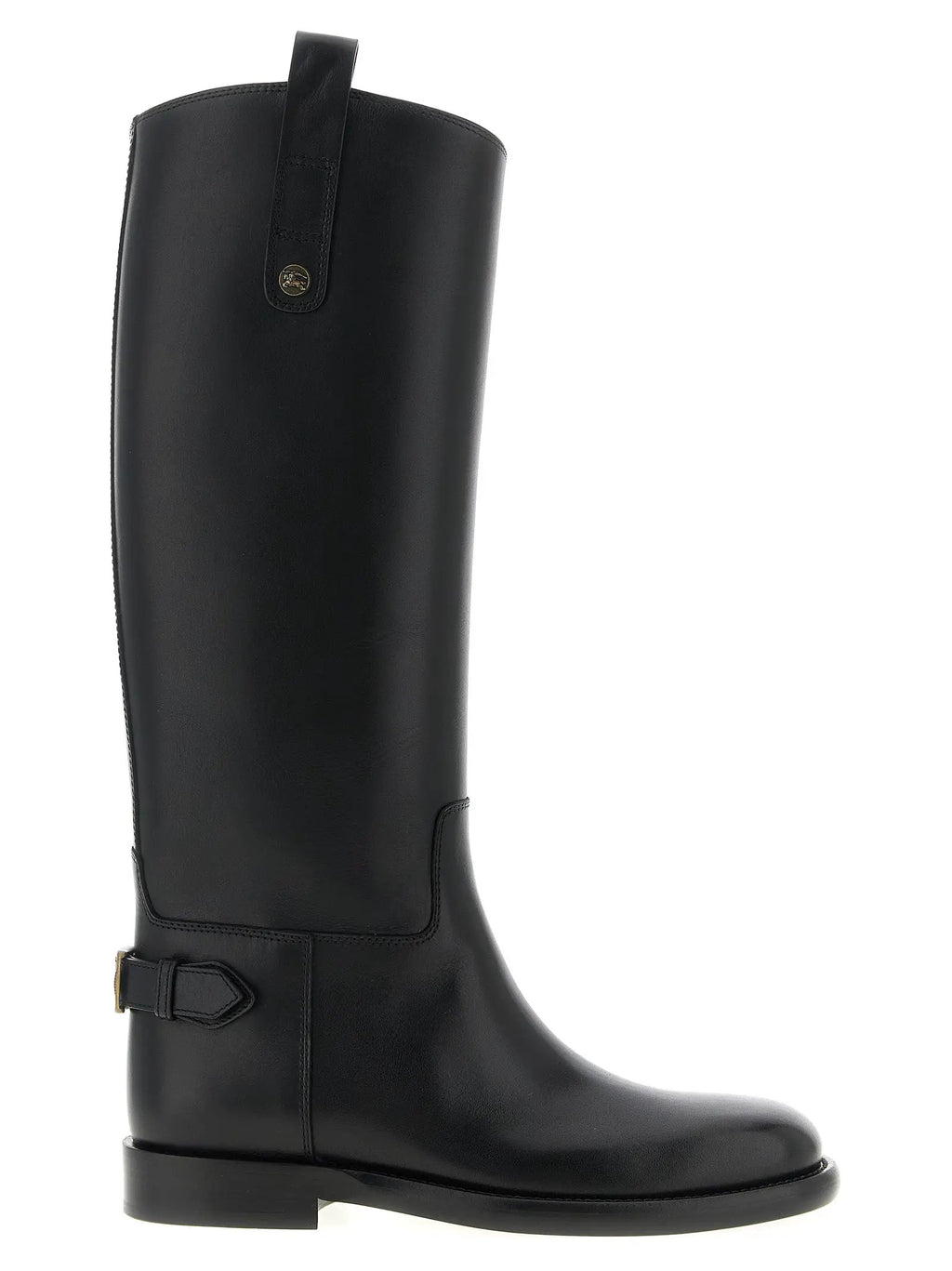 Burberry Black Calfskin Over The Knee