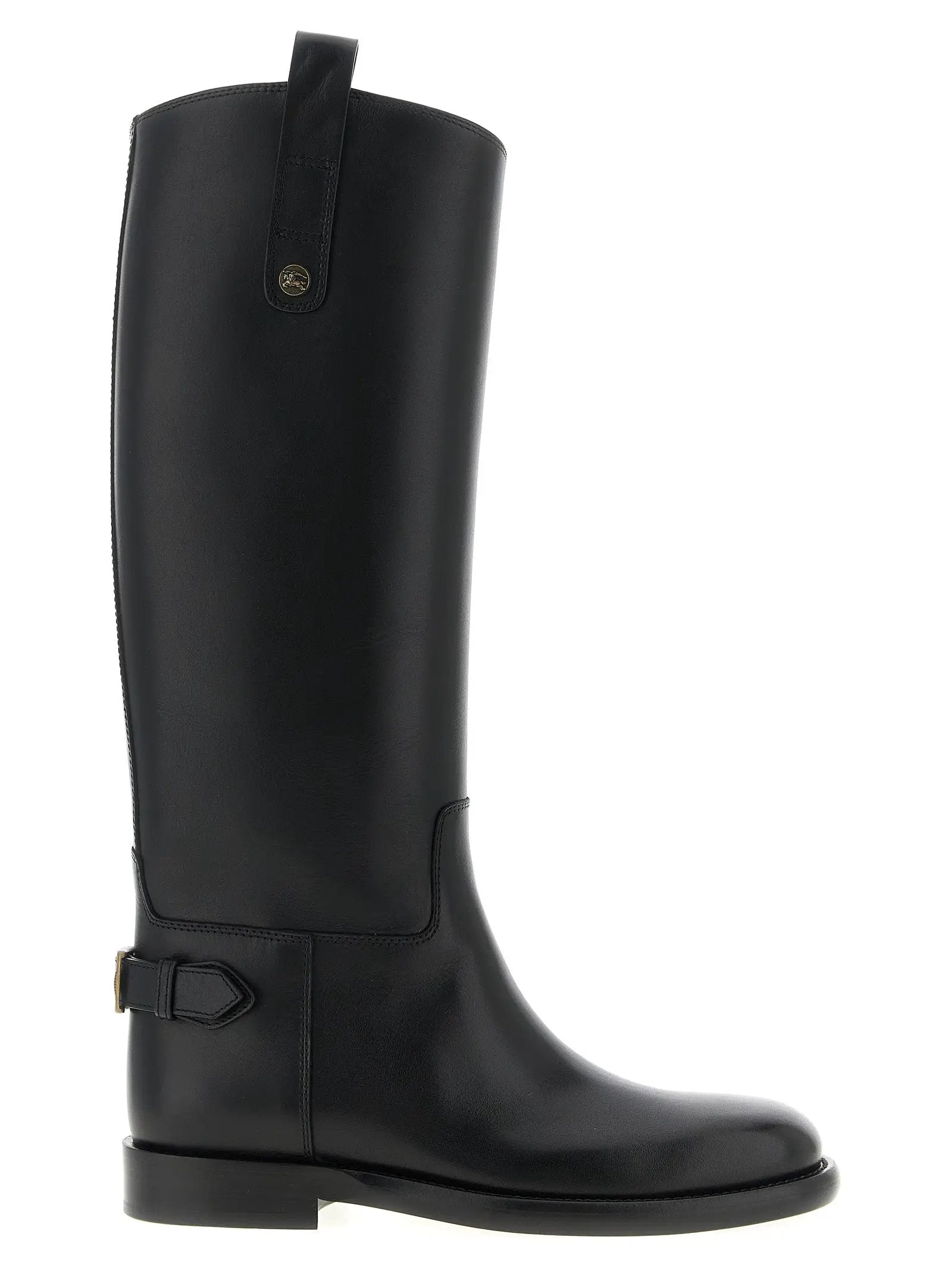 Burberry Black Calfskin Over The Knee