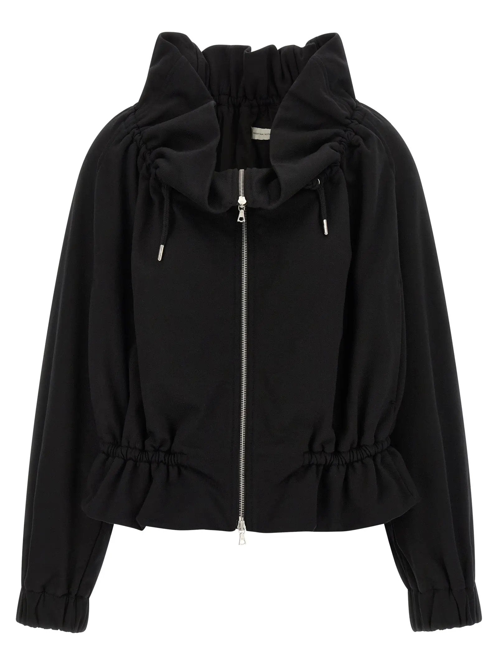 Dries Van Noten Black Cotton Sweatshirt