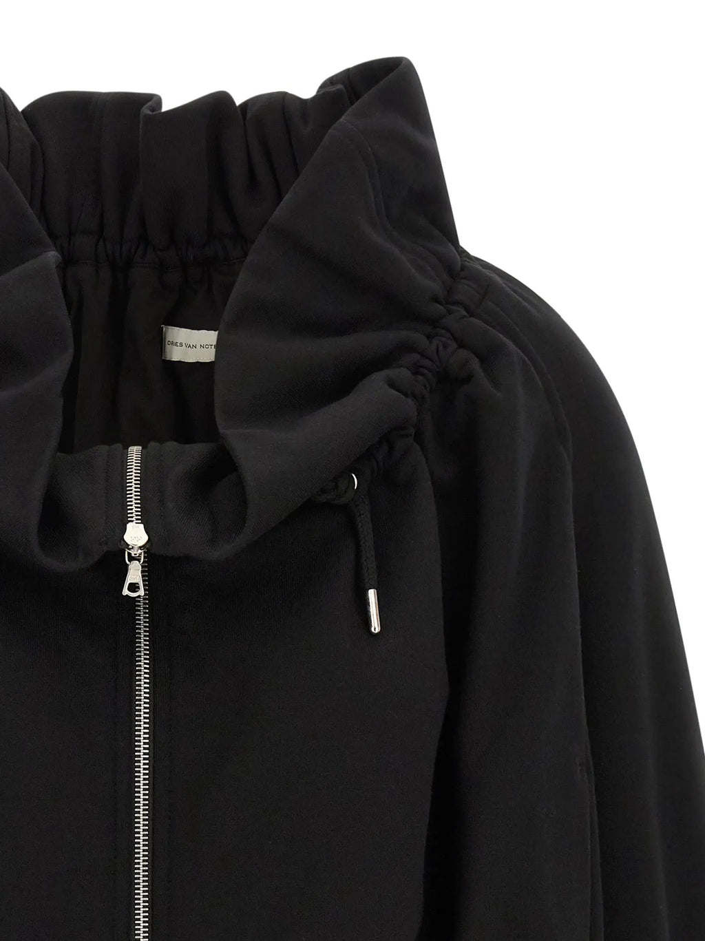 Dries Van Noten Black Cotton Sweatshirt