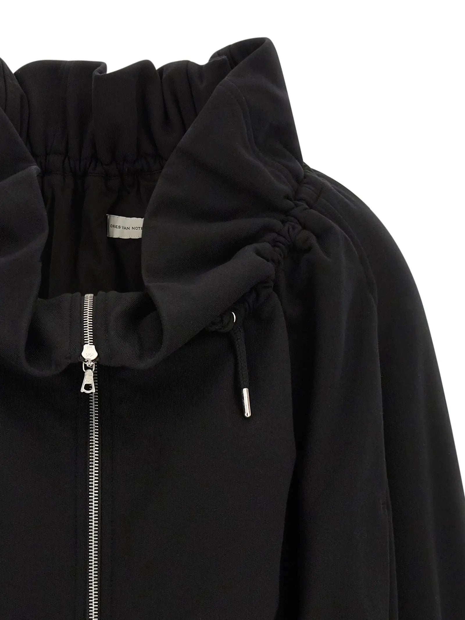 Dries Van Noten Black Cotton Sweatshirt