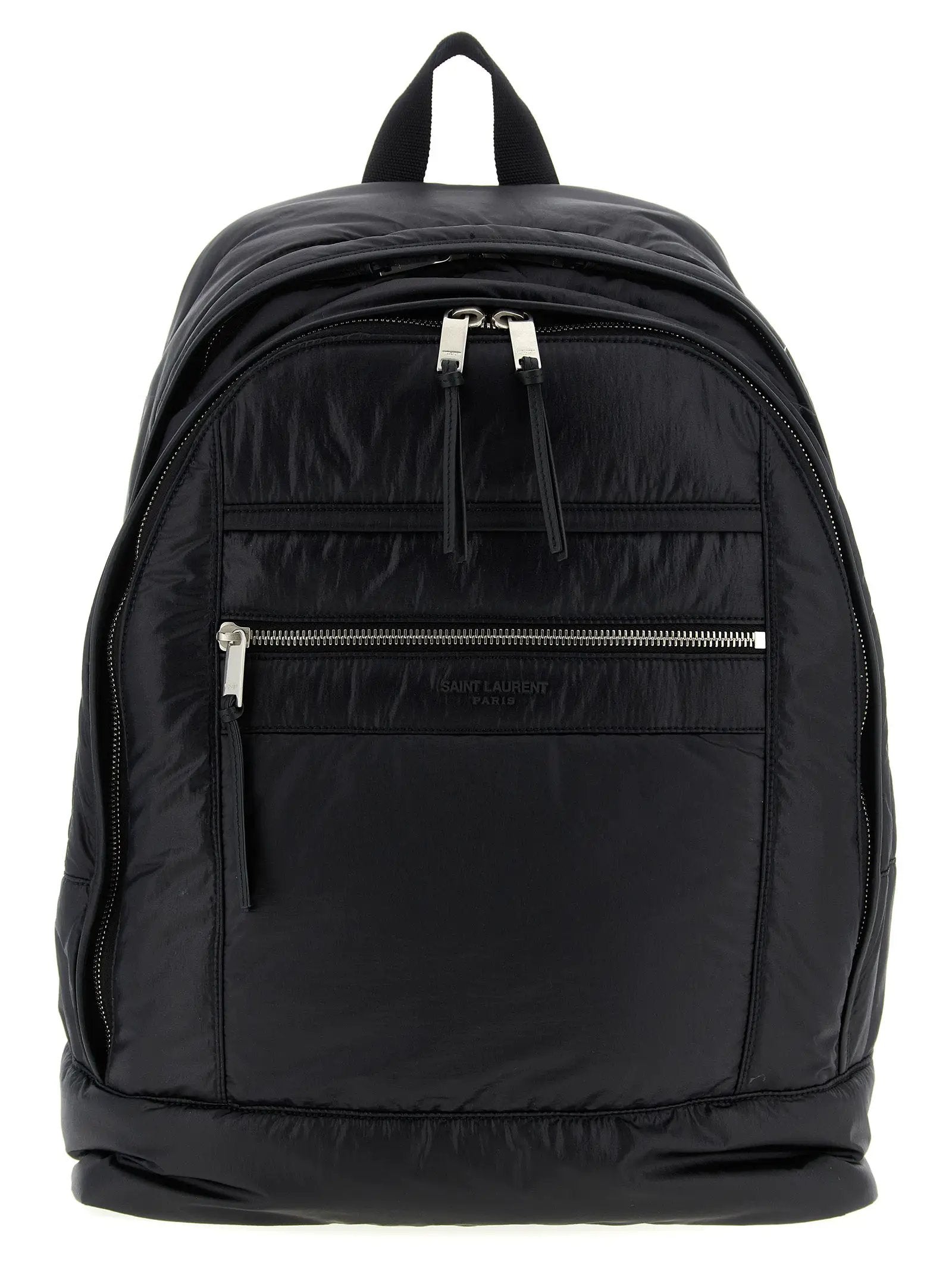 Saint Laurent Black Calfskin Backpack