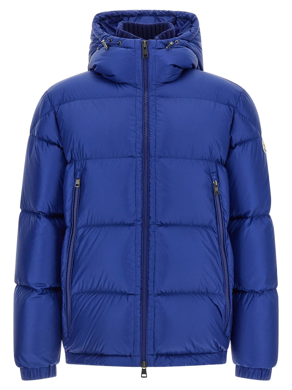 Moncler Blue Polyamide Full-Length Jacket