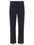 Stone Island Blue Cotton Straight-Leg Jeans