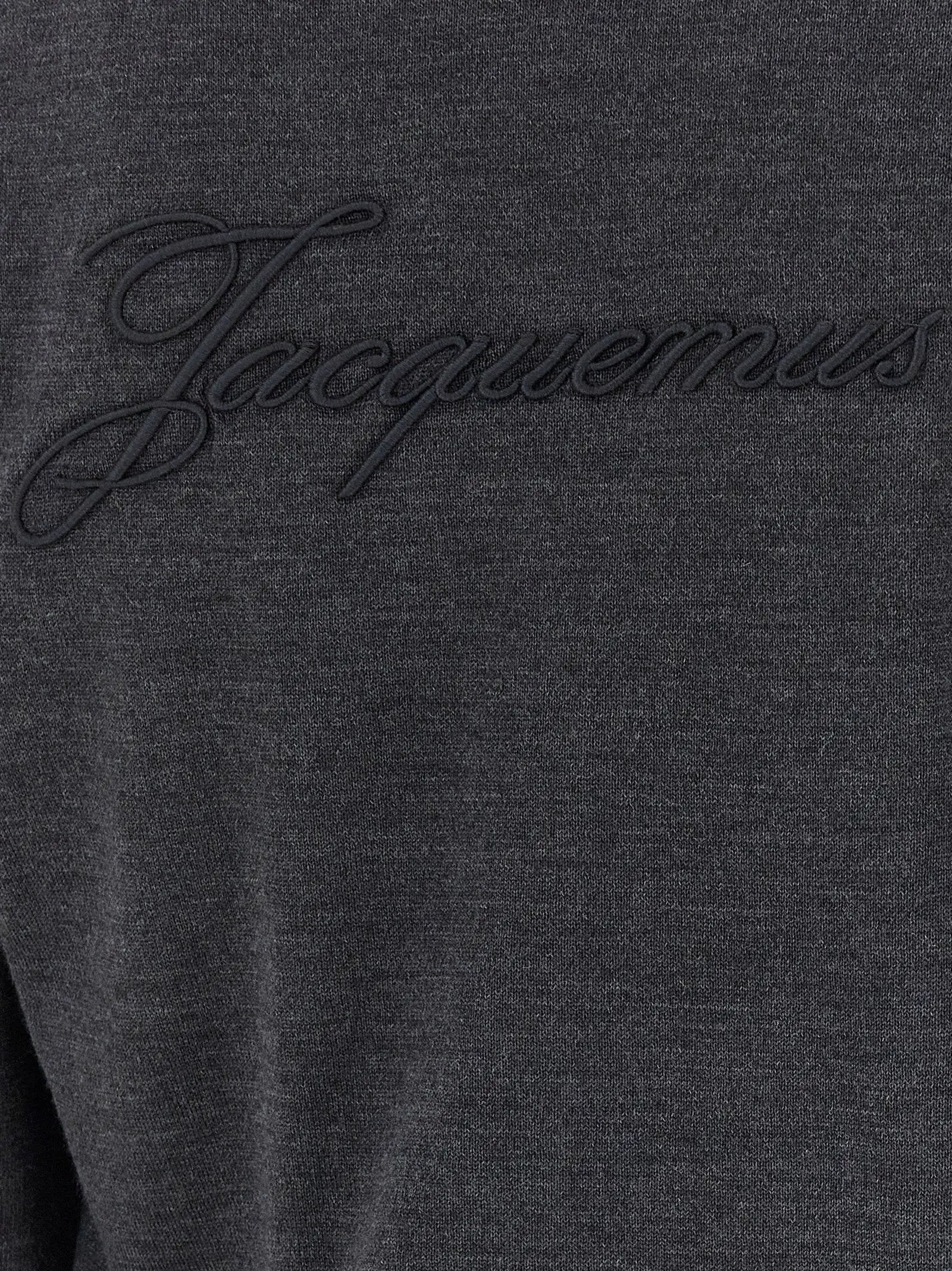Jacquemus Gray Merino Wool Cardigan