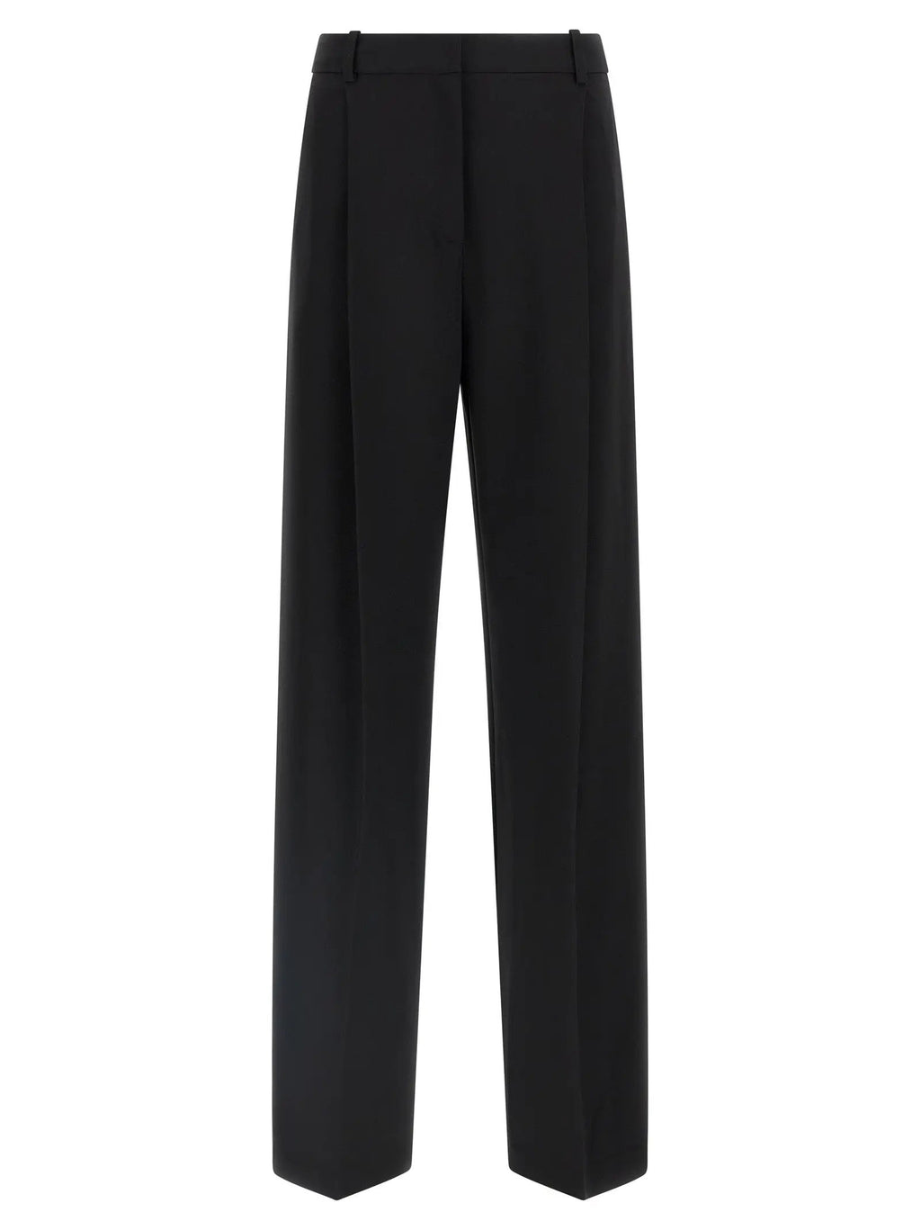 Elisabetta Franchi Black Polyester Casual Pants