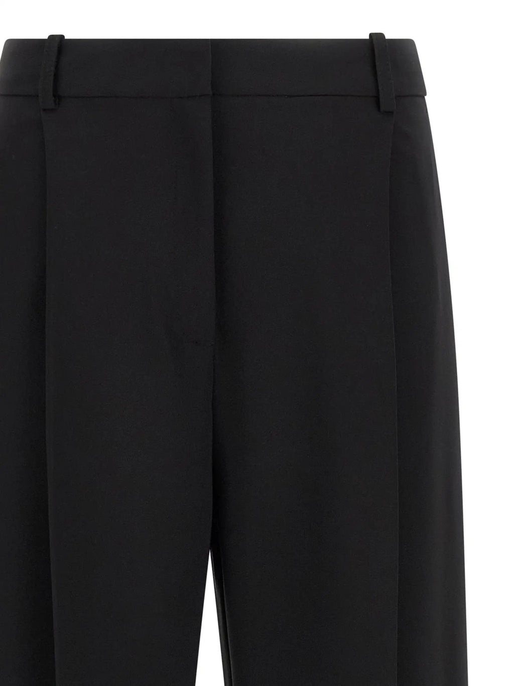 Elisabetta Franchi Black Polyester Casual Pants