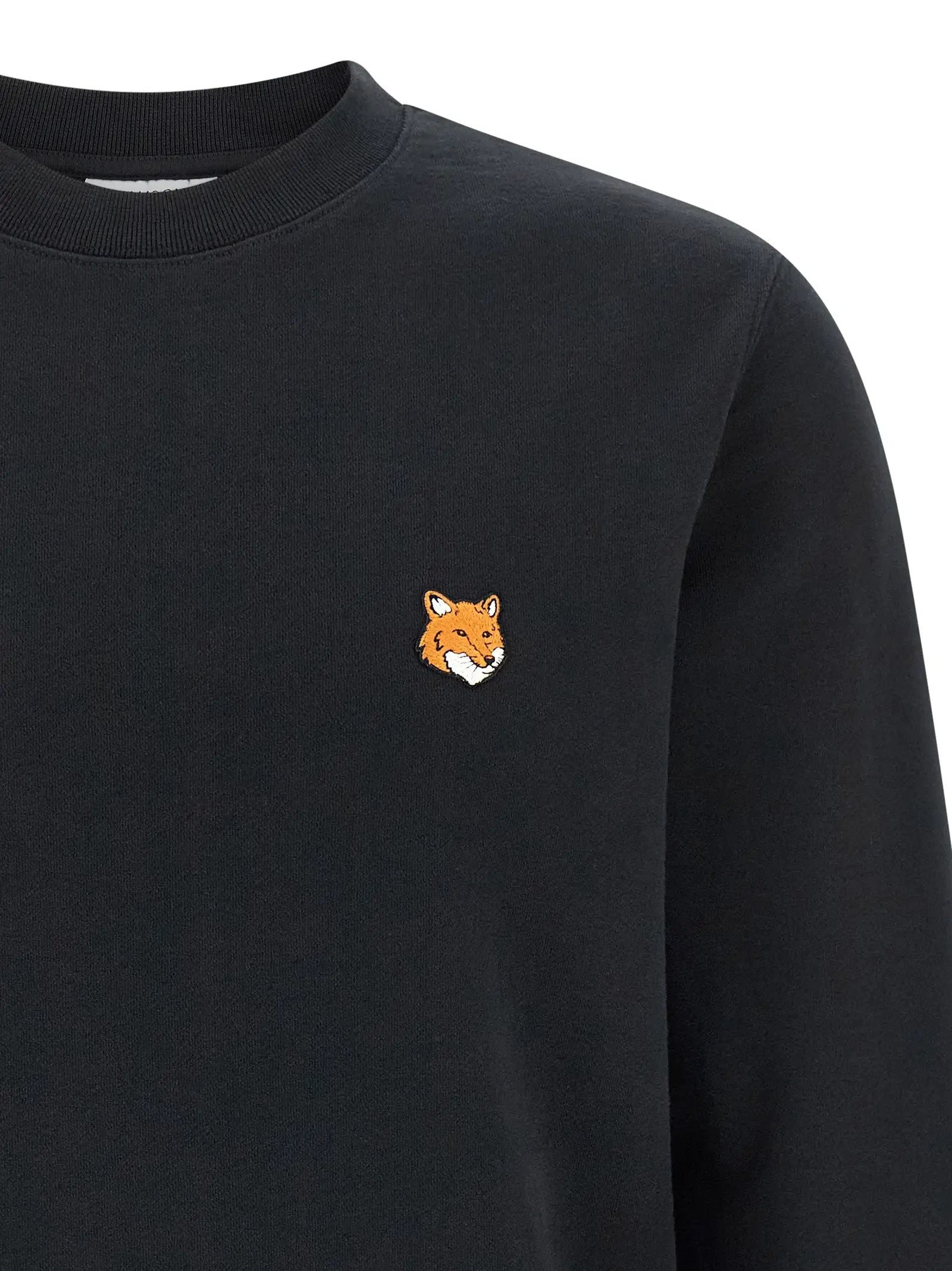 Maison Kitsuné Black Cotton Sweatshirt