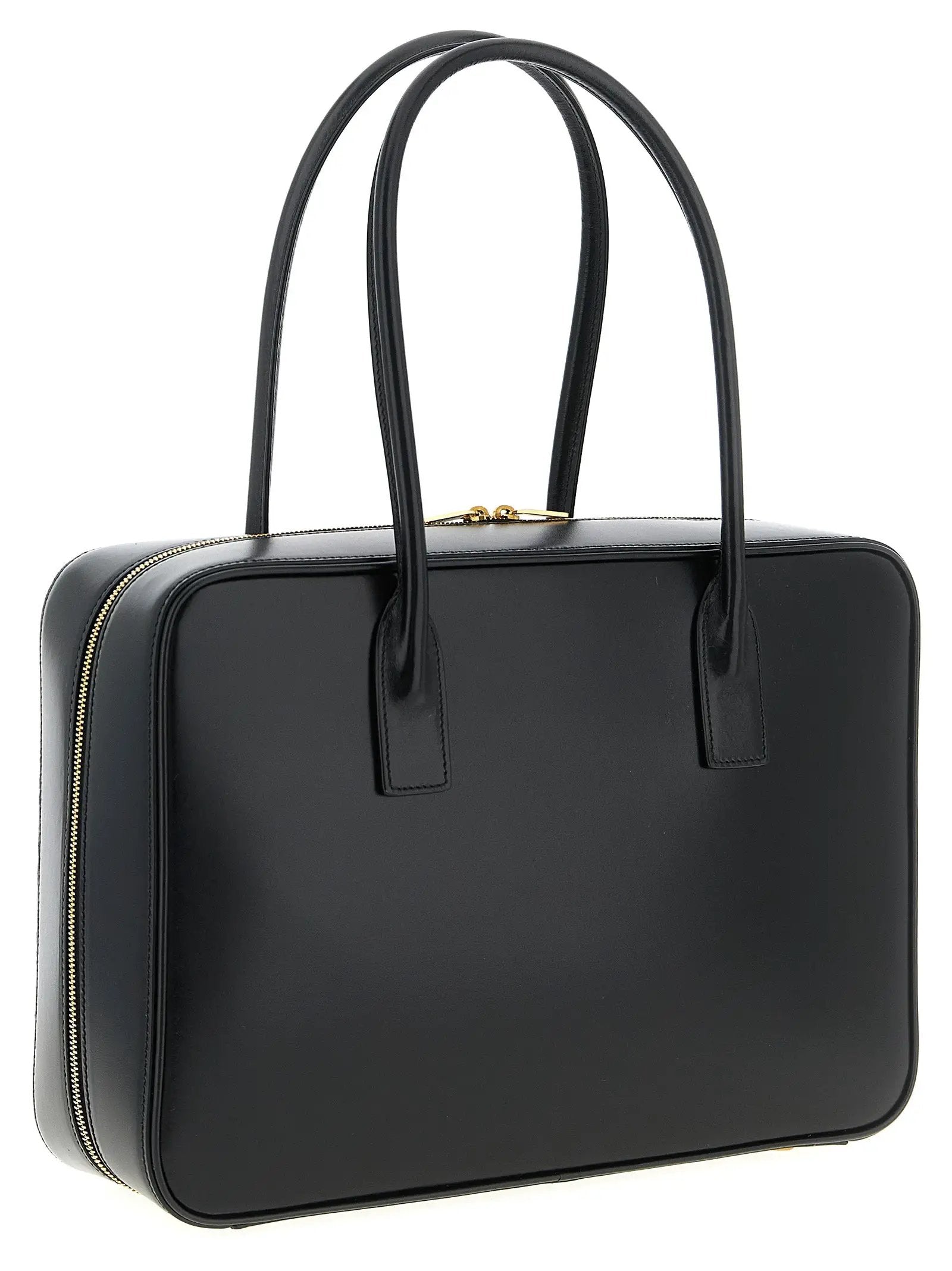 Saint Laurent Black Calfskin Shoulder Bag