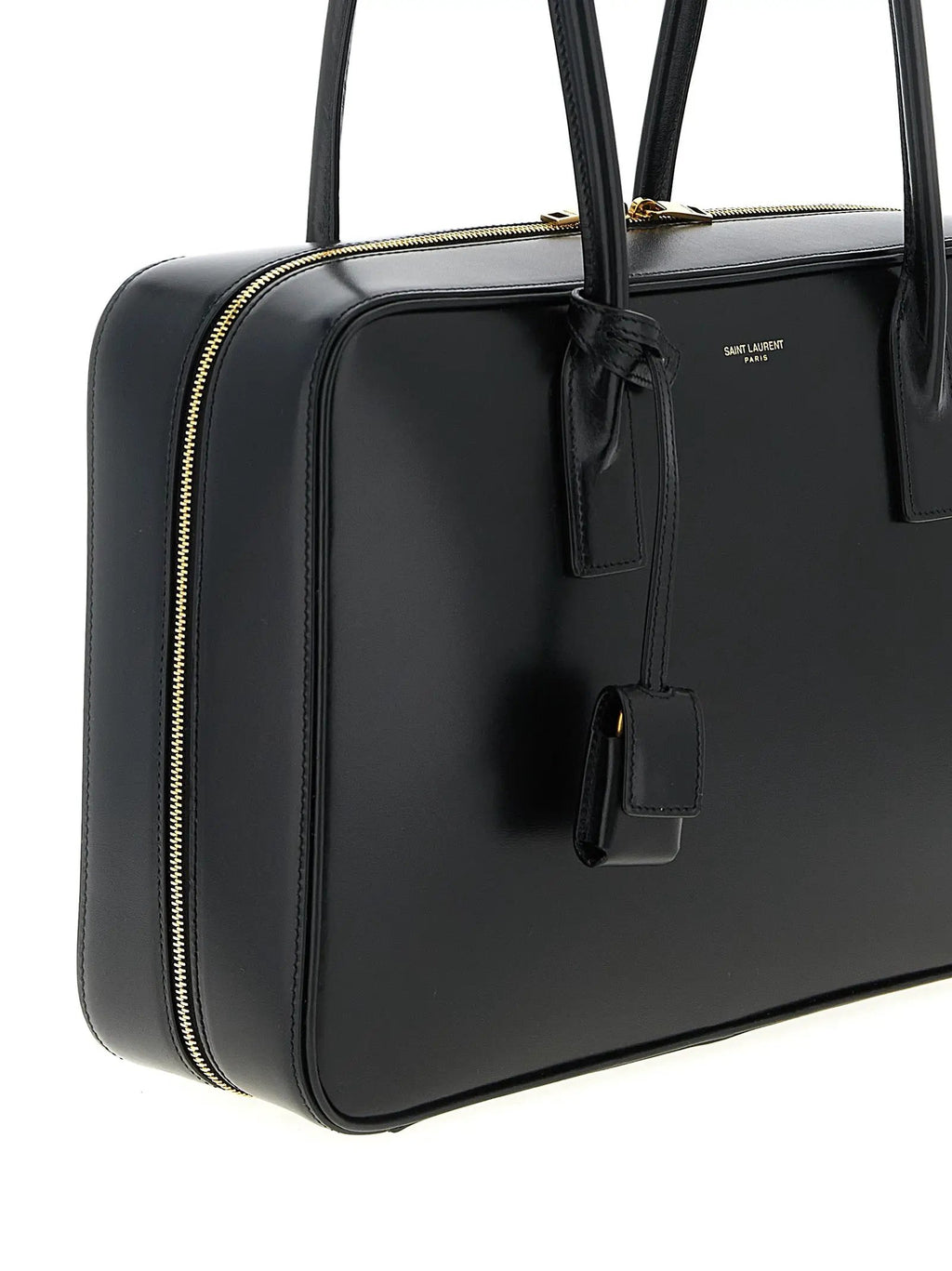 Saint Laurent Black Calfskin Shoulder Bag