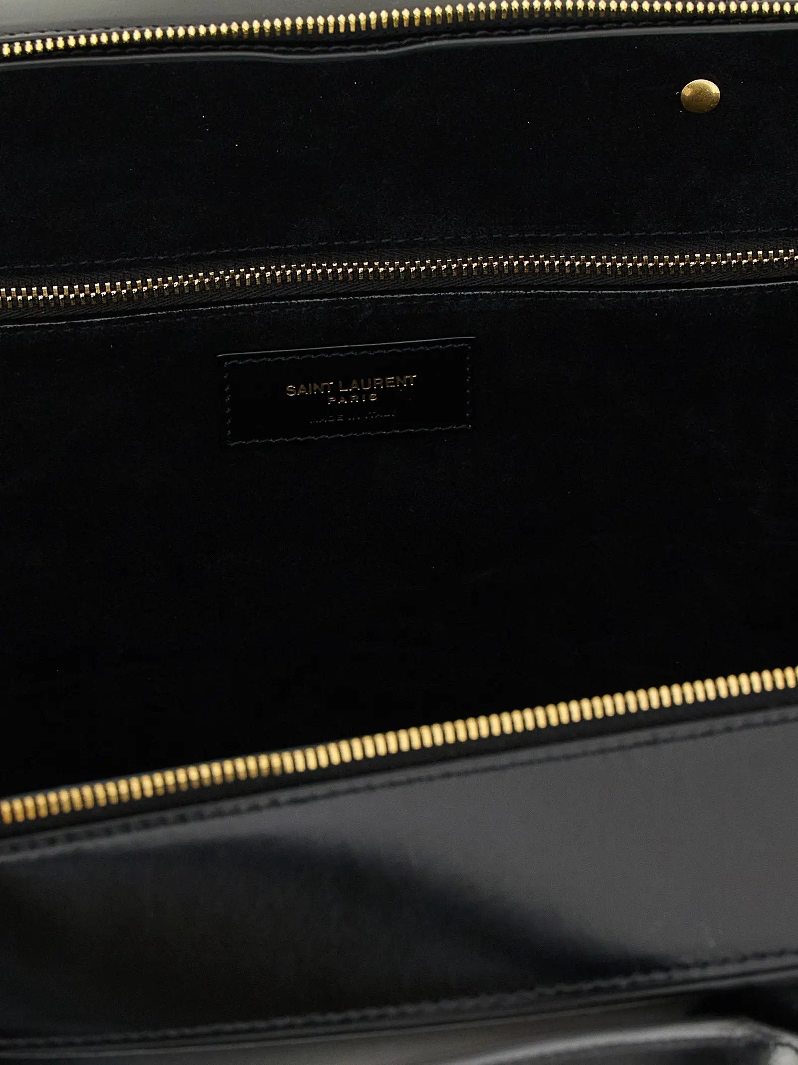 Saint Laurent Black Calfskin Shoulder Bag