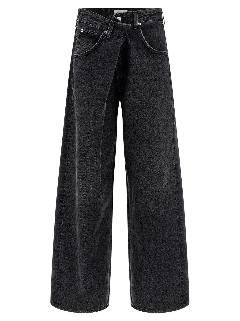 Agolde Black Cotton Jeans Denim