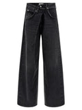 Agolde Black Cotton Jeans Denim